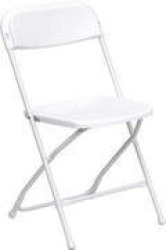 White Plastic Folding Chairs