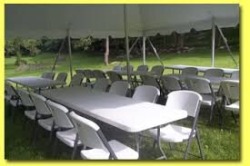 20 x 20 Tent 24 Chairs and 4 Tables