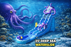 25 FOOT DEEP SEA WATERSLIDE w Pool