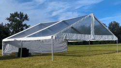 30x30 Clear Top Frame Tent
