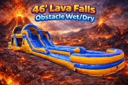 46' Lava Falls Hybrid Obstacle Wet/Dry