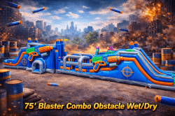 75' Blaster Combo Obstacle Wet/ Dry