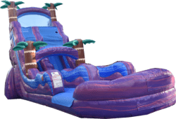 IMG 0221 1769926803 24 FOOT PURPLE HURRICANE SINGLE LANE w/Inflated Pool