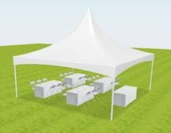 20 x 20 High Peak Frame Tent 24 Chairs and 4 Tables